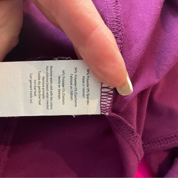 ALO Yoga Wine Color Mantra Long Sleeve Shirt XS - Picture 12 of 12